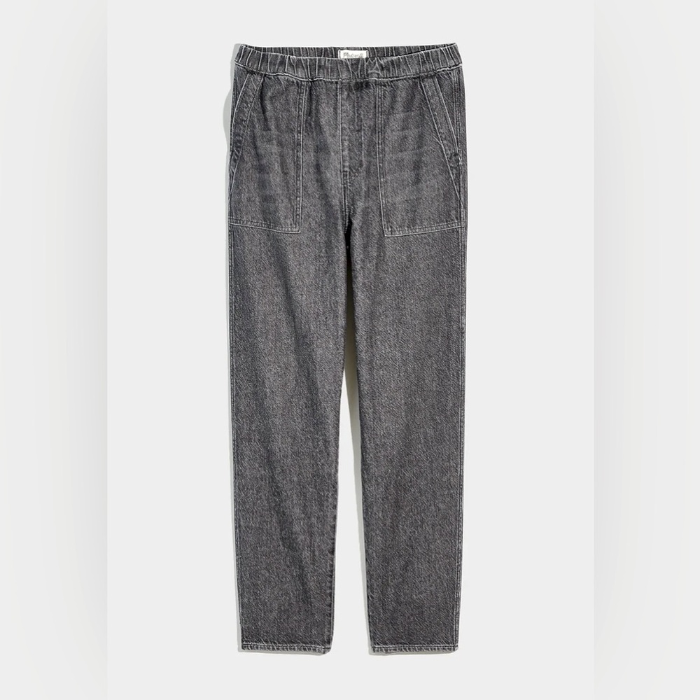 Madewell Sz L Pull-On Relaxed Baggy Jean in Chelford Wash